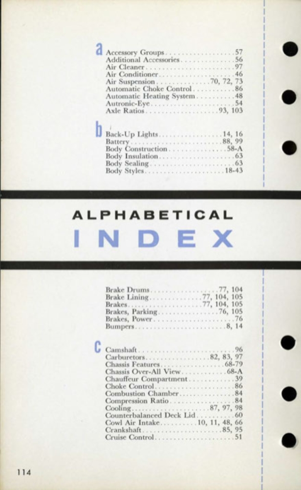 1959 Cadillac Salesmans Data Book Page 96
